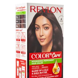 Revlon Color n Care Nourishing Permanent Hair Colour with Shea Butter - Brown 4 image 3