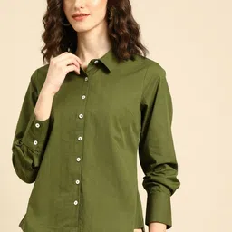 all about you Women Regular Fit Solid Casual Shirt-picture-10