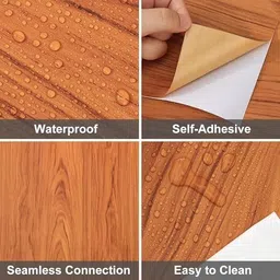 cottage crafts Vinyl Abstract Brown Wallpaper image 5