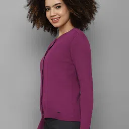 Allen Solly Woman Women Purple Cardigan image 3