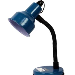 MFD HOME FURNISHING Blue Solid Study Lamp image 5