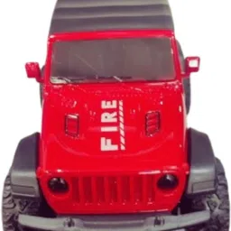 Metal Fire Rescue Car 1:24 Die-cast Car with Opening Doors and Pull Back Action-image-71