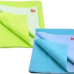 Waterproof Quick Dry Ultra Absorbent Baby Dry Sheet/Bed Protector Medium-COMBO-image-11