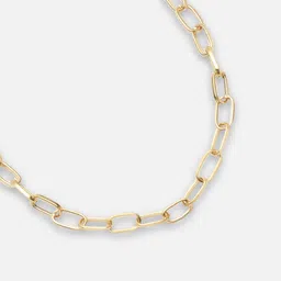 SOHI Gold-Plated Minimal Necklace Designer Chain image 2
