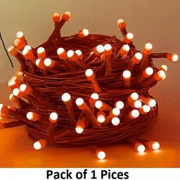biway 40 LEDs 14 m Orange Steady Ball Rice Lights-picture-31