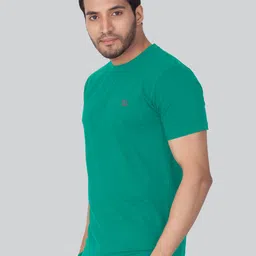 LUX NITRO Pack of 2 Anti Odour Round Neck Cotton Lounge T-Shirt image 3