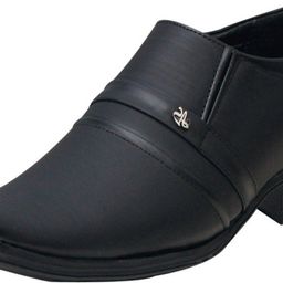 gubatti Men's Black Formal Shoes + Slip On For Men-picture-12