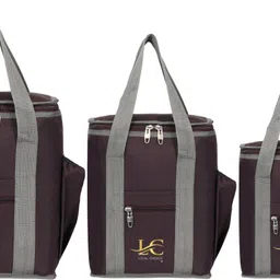 loyal choice Lunch bag Purple 3 convenient sizes combo for lunch bag for men & women. Waterproof Lunch Bag-picture-39