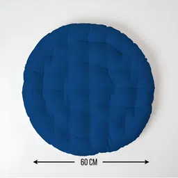 SKANDA FAB Blue Pure Cotton Floor Cushion image 2