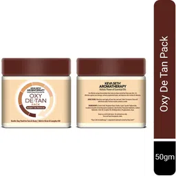 keya seth aromatherapy Oxy De Tan Removal for Glowing&Lighting oil Control, Anti Acne&Pimples Blemishes Pigmentation De Tan pack for Face&Body-No Ammonia & Blech. image 2