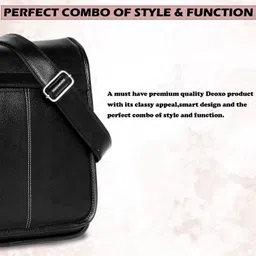 zipcraze Men & Women Black Messenger Bag image 4