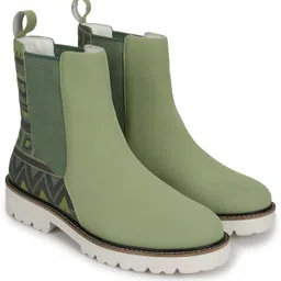 yoho Women Digital Printed Boots | Lightweight & Trendy | Stylish & Comfortable Boots For Women image 2