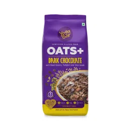yogabars Yogabar Dark Chocolate Oats - Gluten Free Whole Oatmeal for Breakfast - Healthy Breakfast Cereal with High Protein Oats - Healthy Dessert Pudding --picture-18
