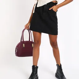 house of common Women Maroon Shoulder Bag image 2