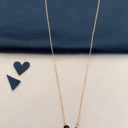 ABDESIGNS Rose Gold-Plated Chain With Pendant image 3