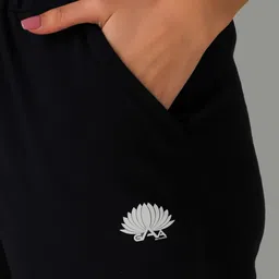 gaa Pack of 2 Women Solid, Printed Grey, Dark Blue Track Pants image 4