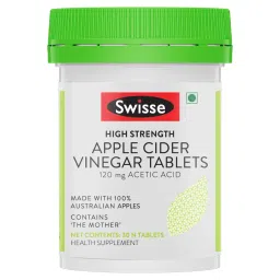 Swisse High Strength Apple Cider Vinegar Tablets, Contains The Mother, Supports Digestion, Immunity & Healthy Weight Management - 30 Tablets-image-65