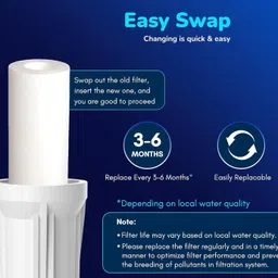 seacure 10 Inch High Density Spun Pre-Filter (5 Micron PP Spun) for housing Solid Filter Cartridge image 3