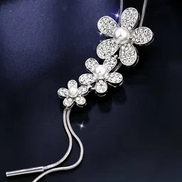 shining diva Stylish Pendants Crystal Crystal Necklace image 4