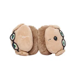 FabSeasons Kids Set Of 2 Brown & Black Ear Muffs image 4