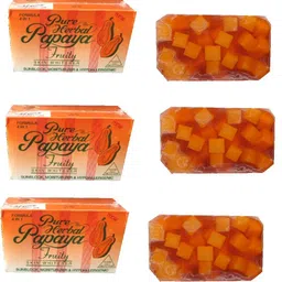 pure herbal Papaya Formula Soap For Skin Whitening Pack Of 3-picture-16
