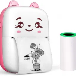 SARASI Mini Bluetooth Thermal Printer For Kids, Reachargeable Portable Label Printer, Inkfree Mobile, Printer for Android & iOS-picture-32