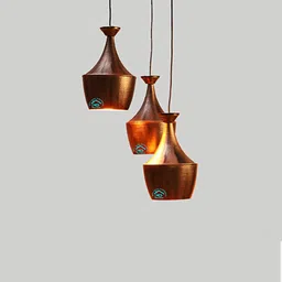 MFD HOME FURNISHING Gold-Toned Solid Quirky Cluster Lights image 2