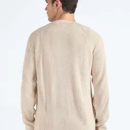 Flying Machine Ribbed Acrylic Pullover Sweater image 4