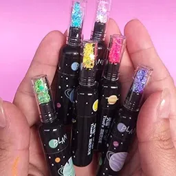 clicketyclack Space Astronaut planet theme Cute bottle design Neon Highlighter image 5