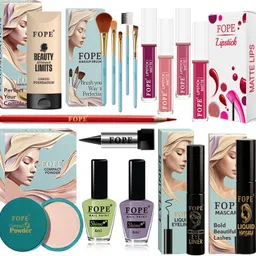 fope Makeup Kit Combo For Women Affordable Smudge Proof Compact Cosmetic Makeup Pack-picture-12
