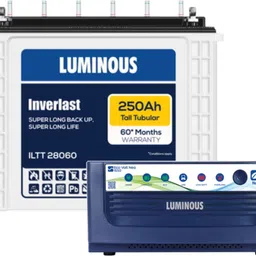 luminous Eco Volt Neo 1550 Sine Wave Inverter with Inverlast ILTT28060 Tubular Inverter Battery-picture-19