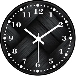 babaart fashion Analog 25 cm X 25 cm Wall Clock-picture-13