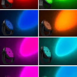 rtc light RGB Stage Light with 60 LEDs & UV Modes | Remote DJ Party Light for Festive Use Single Disco Ball image 5