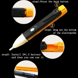 saiyam Non-Contact AC Voltage Tester Alert Pen Volt Test Meter Detector Sensor 90~1000V Analog Voltage Tester image 3