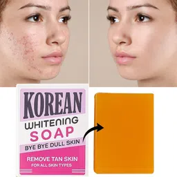 vitracos Korean Kojic Whitening Soap – Face & Body Glow Bar for Even Skin Tone image 4
