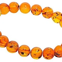 gemvastu Crystal Beads, Amber Charm Bracelet-picture-13