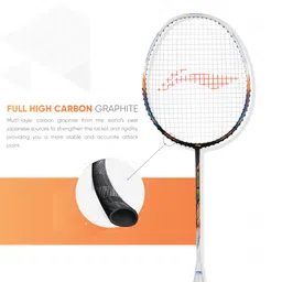 li-ning AIR-FORCE 80 LITE Black Strung Badminton Racquet image 5