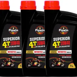 pipkin Superior 4T 20W40 SM 1 Litre | Premium Quality Multigrade Engine Oil for Bike For All New Generation 4 Stroke, Two Wheelers High Performance Bikes High Performance Engine Oil-picture-22