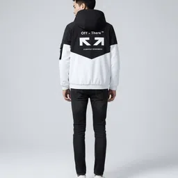 peschet Men Printed, Colorblock Casual Jacket image 3