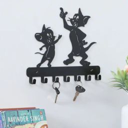 mint furnish Tom & Jerry Black Metal Key holder-picture-15