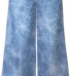 novio Women Flared Blue Cotton Blend Trousers-picture-16