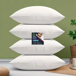 eranc LUXURY Polyester Fibre Abstract Sleeping Pillow Pack of 4-picture-21