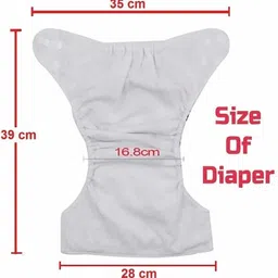ocean count Printed Washable Baby Diaper Premium Cloth Diaper Reusable, Adjustable Size, Waterproof, Pocket Cloth Diaper Nappie image 3