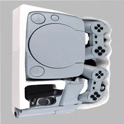 VK MART 8bit TV video Classic game console & in-built games with 3 cassettes NA GB with 30 to 40 games in built ,with 1 cassette image 2