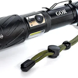 gor Aviation Tactical XHP99 LED Flashlight Torch with COB Light FT12-03 Rechargeable Torch-picture-13