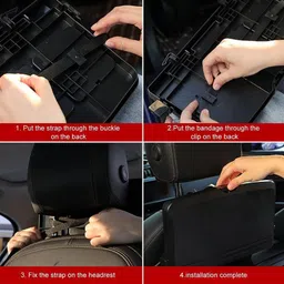 supreno Car Backseat Tray Cup Holder Tray Table image 3