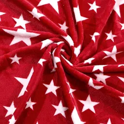 lathwal crations Velvet Double Fitted (Elastic) 280 TC Printed Bedsheet image 2