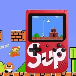 SUP GAME 400 in1 Retro Handheld Game Box Video Game with TV output Mario (Red) World Tour Edition image 2