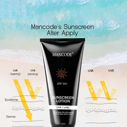MANCODE Sunscreen Lotion SPF 50+ - 100 ml image 5