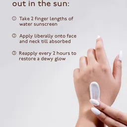 Asaya Under One Sun Aqua Dew Sunscreen With Rice Extract - 50g image 3